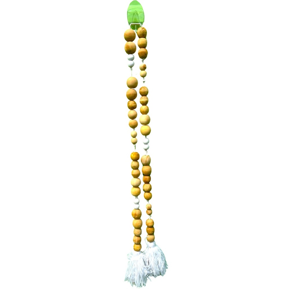 5FT WOOD BEAD GARLAND